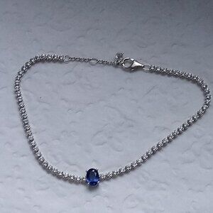 Authentic PANDORA 925 Italy Sparkling Pave Tennis Bracelet 590039C01-